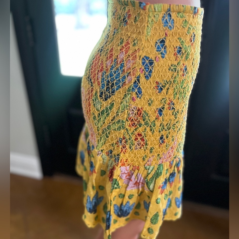 FARM Rio Vibrant Yellow Mini Skirt - Picture 13 of 16